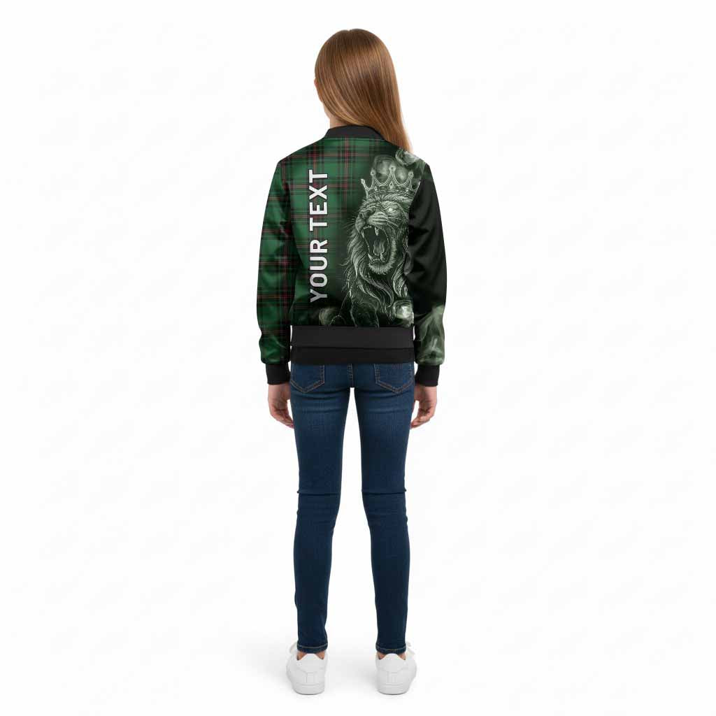Primrose Tartan Kid Bomber Jacket Roaring Lion Heritage