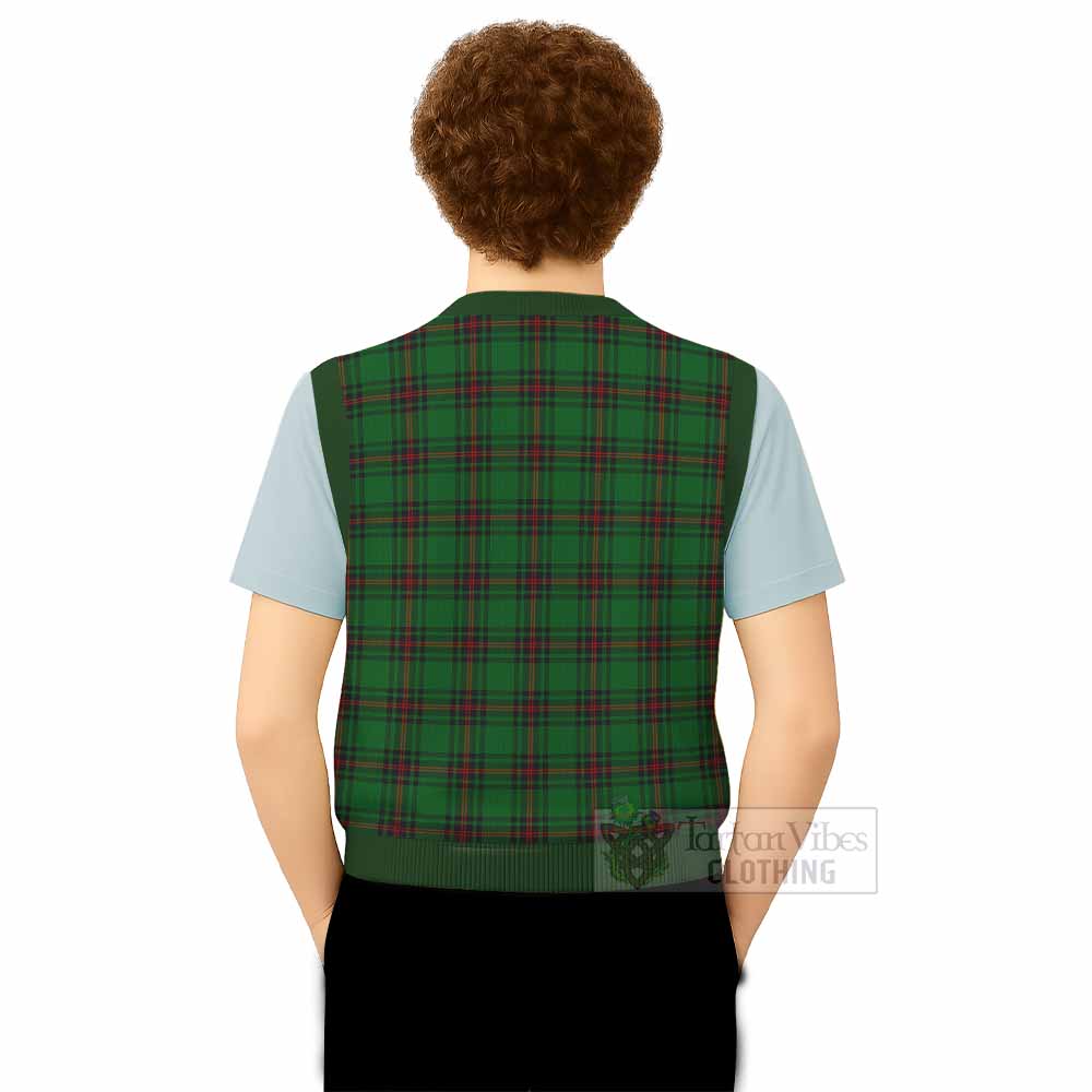 Primrose Tartan Knitted V-Neck Vest - Tartan Vibes Clothing
