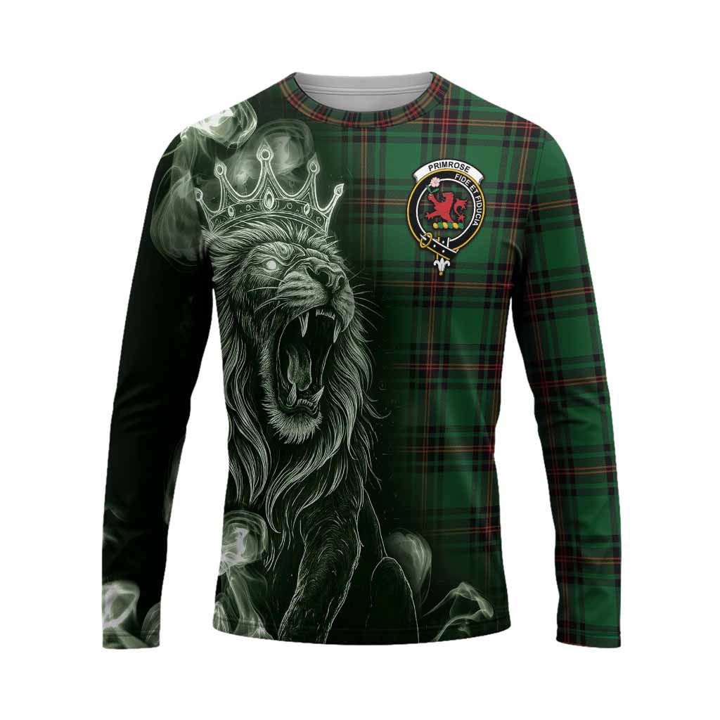 Primrose Tartan Long Sleeve T-Shirt Roaring Lion Heritage