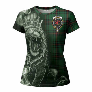 Primrose Tartan Women T shirt Roaring Lion Heritage