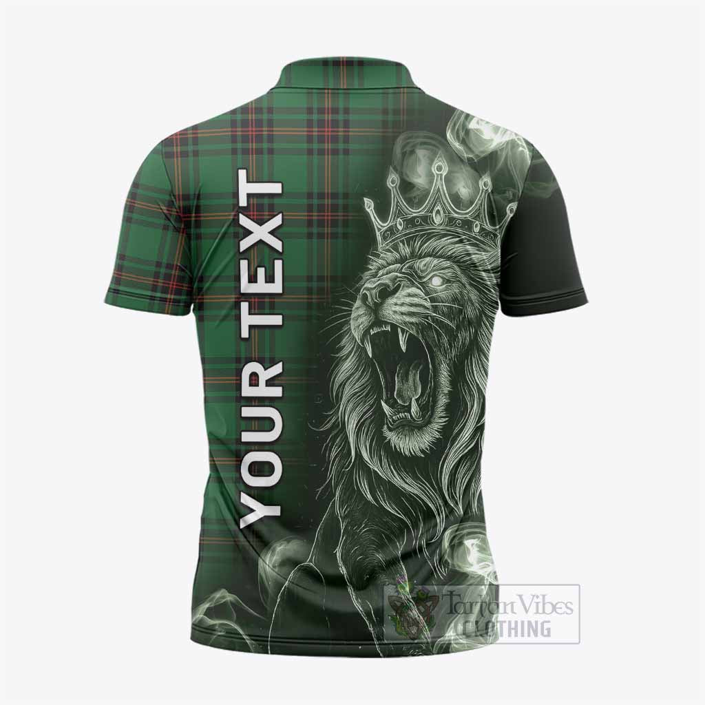 Primrose Tartan Zipper Polo Shirt Roaring Lion Heritage