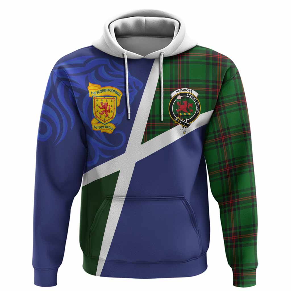Primrose The Scottish Football Crest Hoodie Lion-Tartan Army