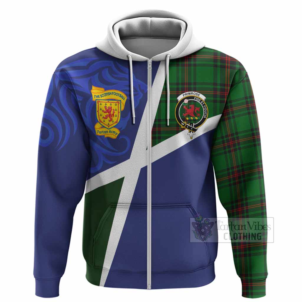 Primrose The Scottish Football Crest Hoodie Lion-Tartan Army