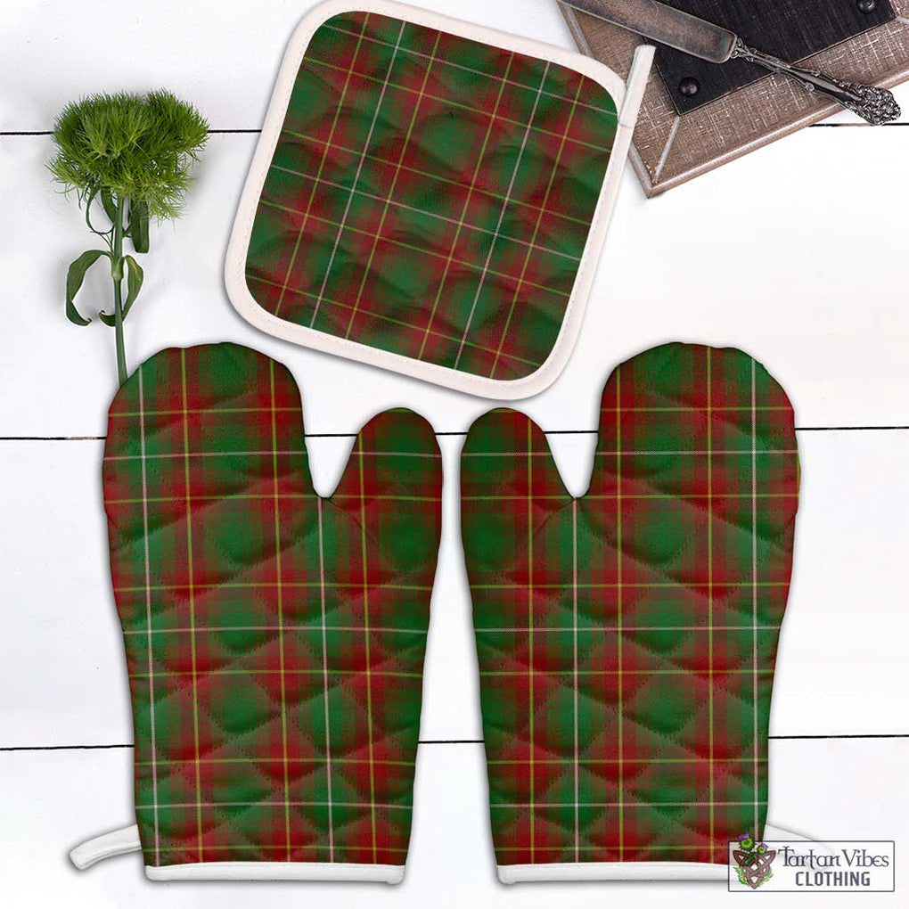 Prince Edward Island Tartan Combo Oven Mitt & Pot-Holder Combo 2 Oven Mitt & 1 Pot-Holder Black - Tartan Vibes Clothing
