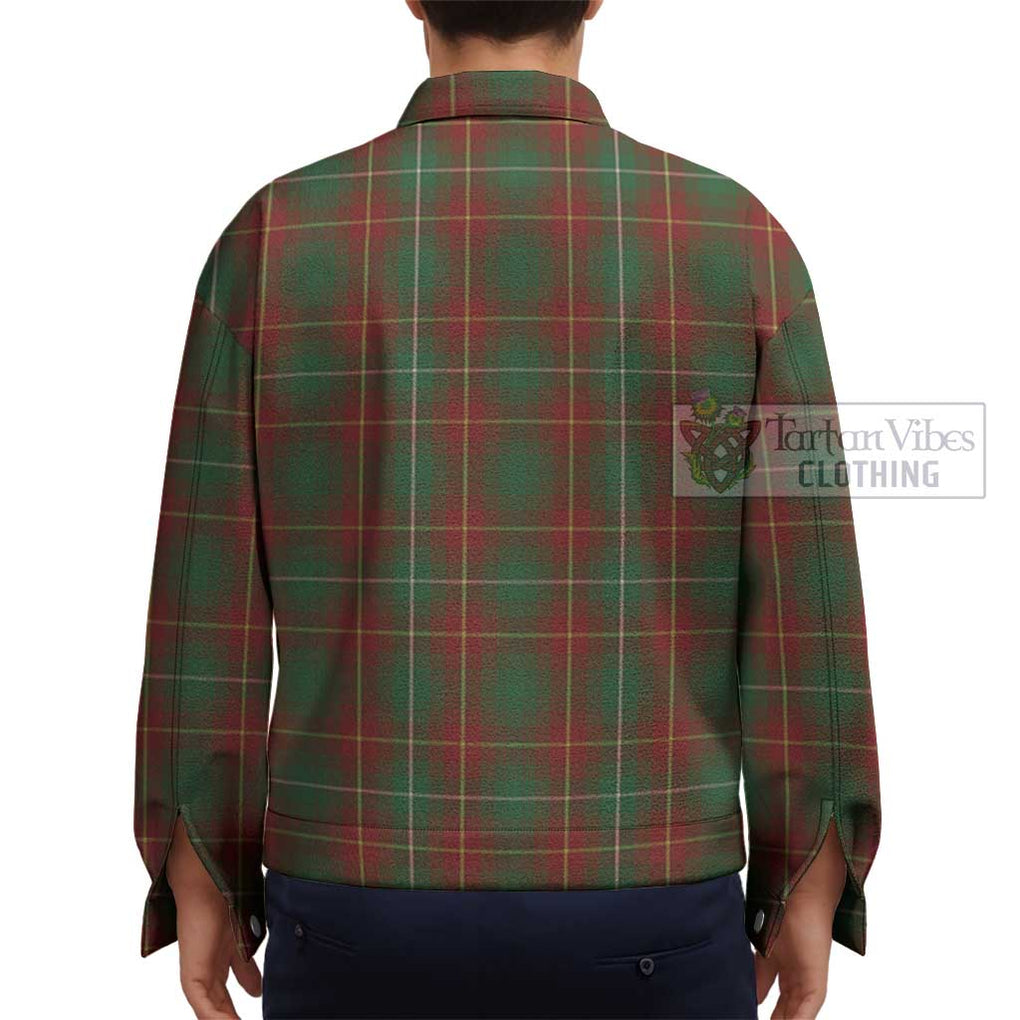 Prince Edward Island Tartan Unisex Lapel Cotton Jacket - Tartan Vibes Clothing