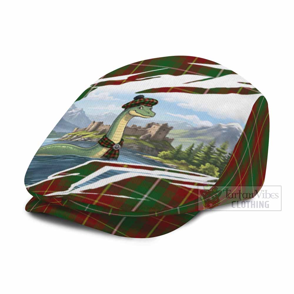 Prince Edward Island Tartan Loch Ness Monster Scottish Heritage Art Flat Cap, Jeff Cap