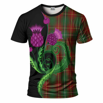Prince Edward Island Tartan T-Shirt Traditional Scottish Thistle