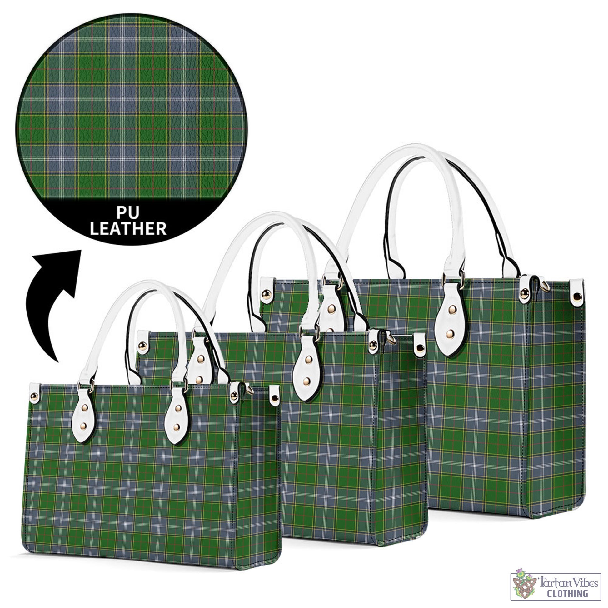 Tartan Vibes Clothing Pringle Tartan Luxury Leather Handbags