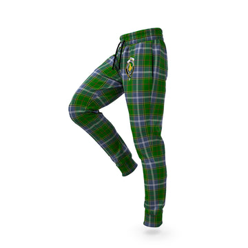 Pringle Tartan Joggers Pants with Family Crest
