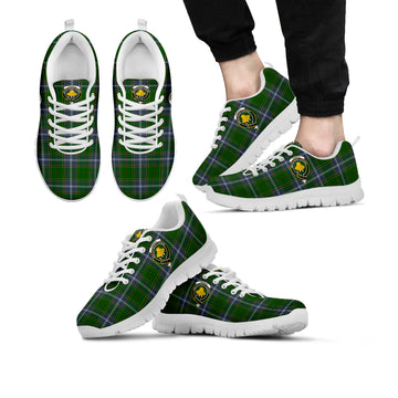 Pringle Tartan Sneakers with Family Crest