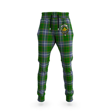 Pringle Tartan Joggers Pants with Family Crest