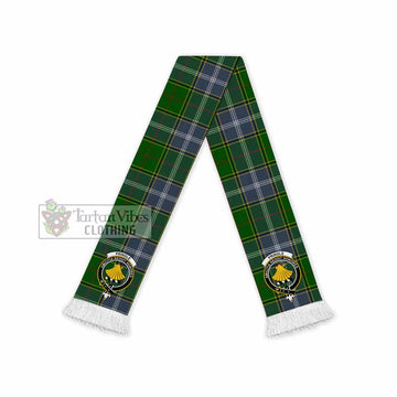 Pringle Tartan Ruffneck Scarf with Family Crest
