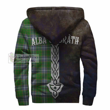 Pringle Tartan Family Crest Sherpa Hoodie Alba Gu Brath Be Brave Lion Ancient Style