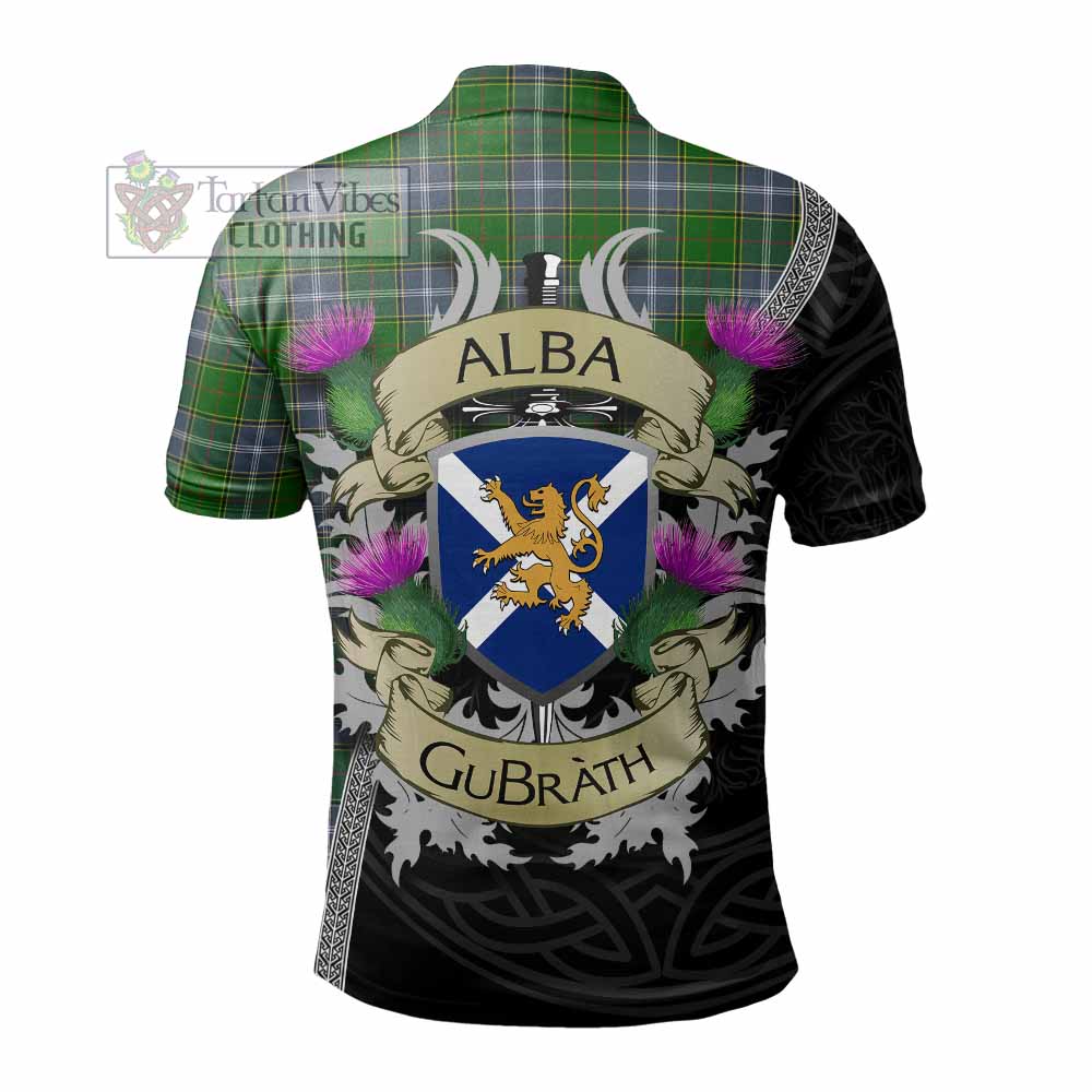 Tartan Vibes Clothing Pringle Tartan Family Crest Polo Shirt Lion Rampant Royal Thistle Shield Celtic Inspired
