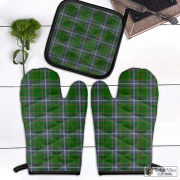 Pringle Tartan Combo Oven Mitt & Pot-Holder Combo 1 Oven Mitt & 1 Pot-Holder Black - Tartan Vibes Clothing