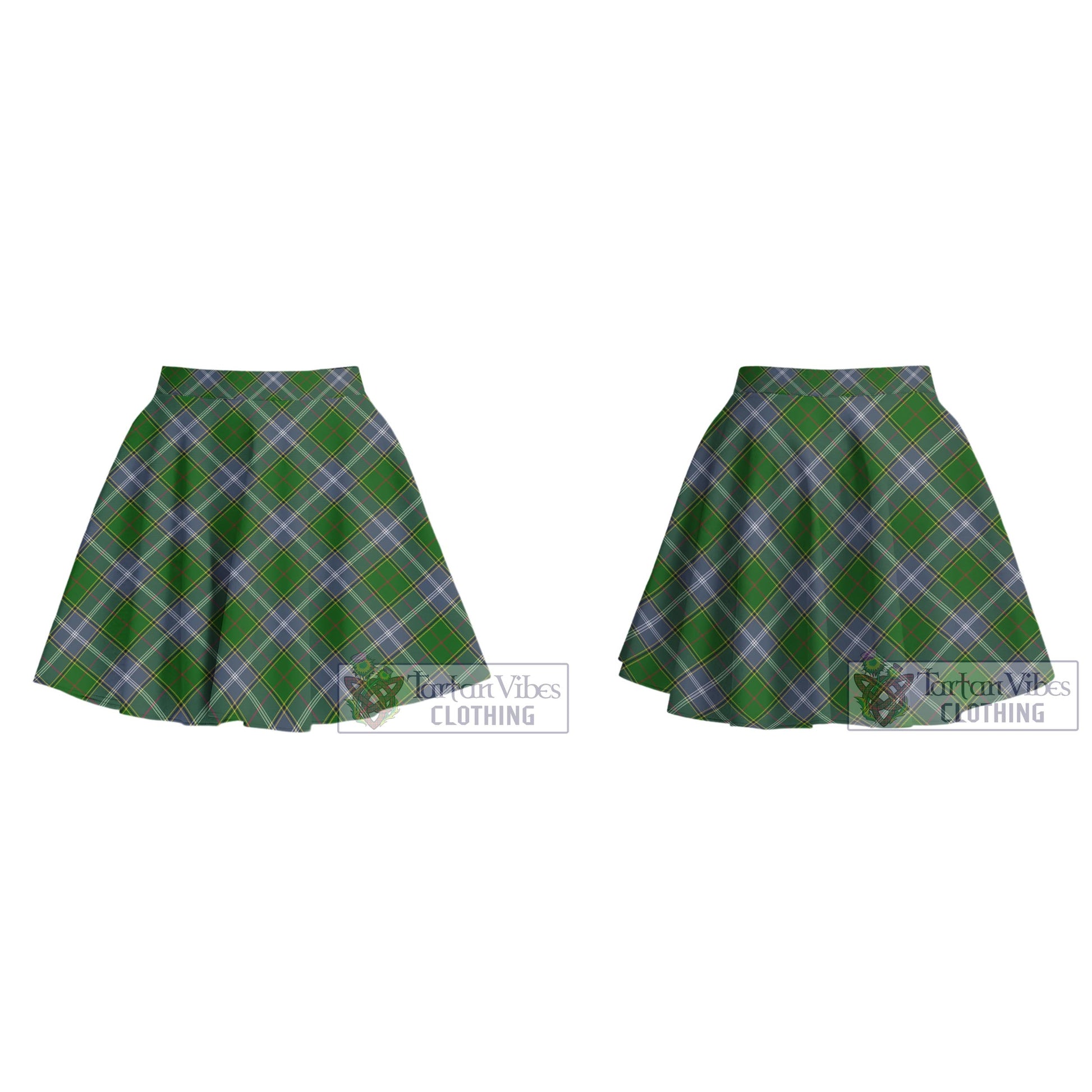 Tartan Vibes Clothing Pringle Tartan Women's Plated Mini Skirt