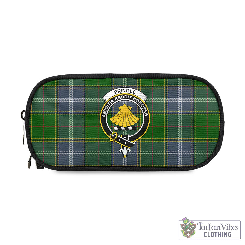 Tartan Vibes Clothing Pringle Tartan Pen and Pencil Case with Family Crest