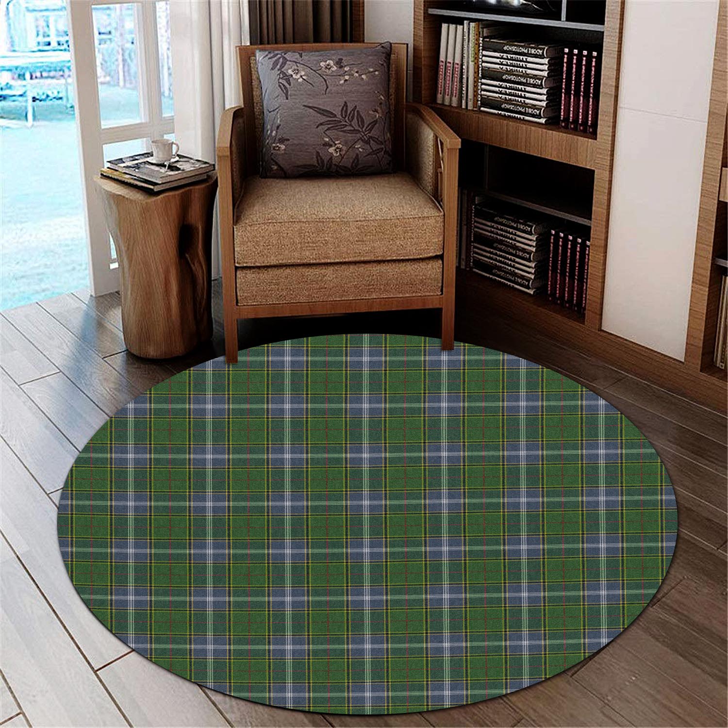 pringle-tartan-round-rug
