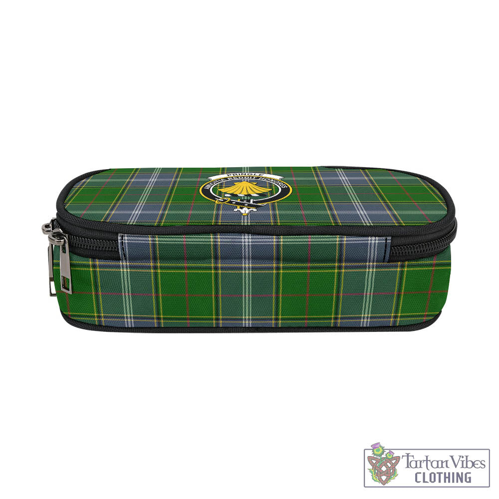 Tartan Vibes Clothing Pringle Tartan Pen and Pencil Case with Family Crest