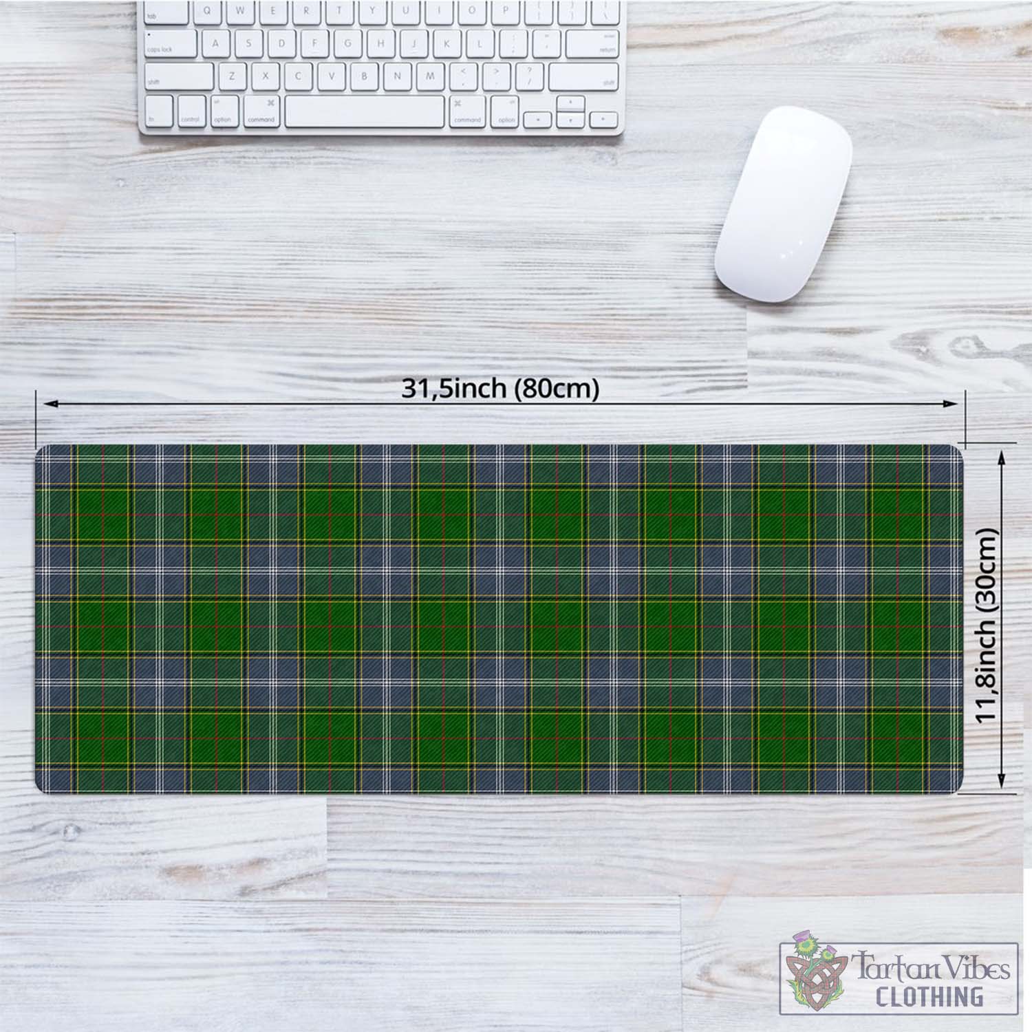 Tartan Vibes Clothing Pringle Tartan Mouse Pad