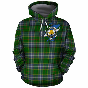 Pringle Clan Crest In Me Tartan Cotton Hoodie Scotland Flag Style