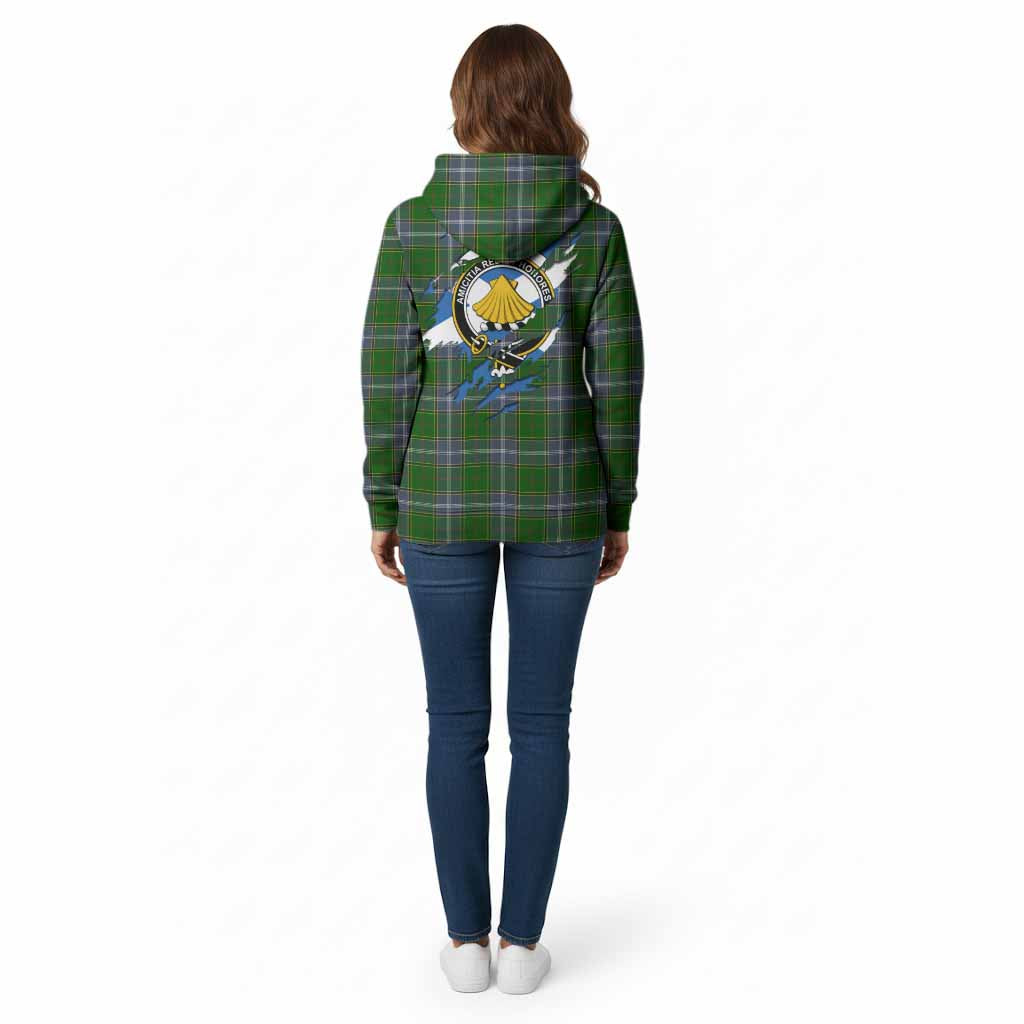 Pringle Clan Crest In Me Tartan Cotton Hoodie Scotland Flag Style