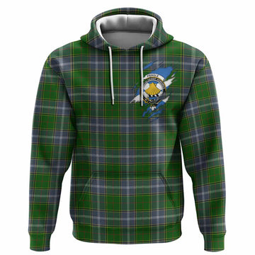 Pringle Clan Crest In Me Tartan Hoodie Scotland Flag Style