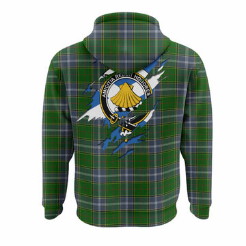 Pringle Clan Crest In Me Tartan Hoodie Scotland Flag Style