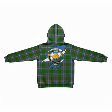 Pringle Clan Crest In Me Tartan Kid Hoodie Scotland Flag Style