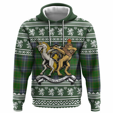 Pringle Clan Tartan Crest Christmas Hoodie Coat of Arms Funny Style
