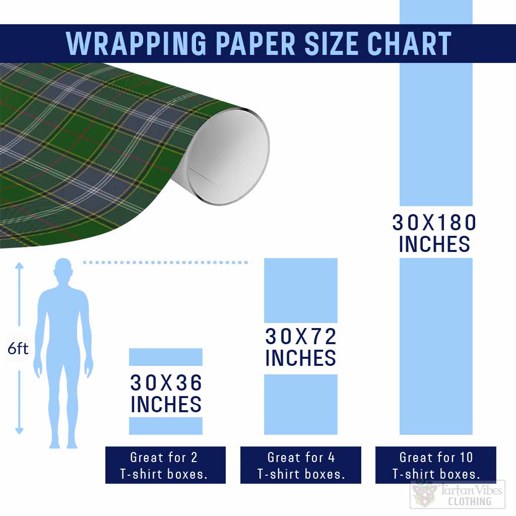 Pringle Classic Tartan Wrapping Paper, Classic Scottish Plaid Gift Wrap