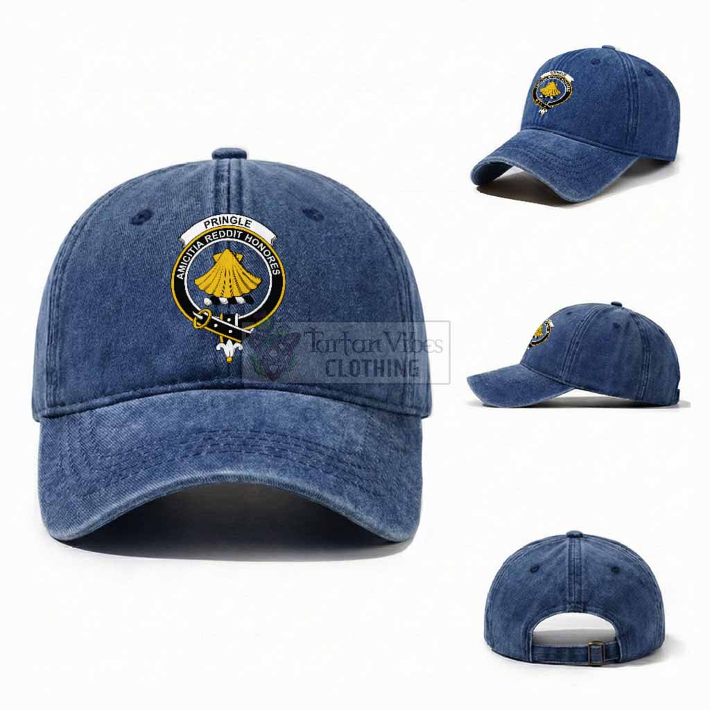Pringle Scottish Clan Crest Washed Baseball Cap