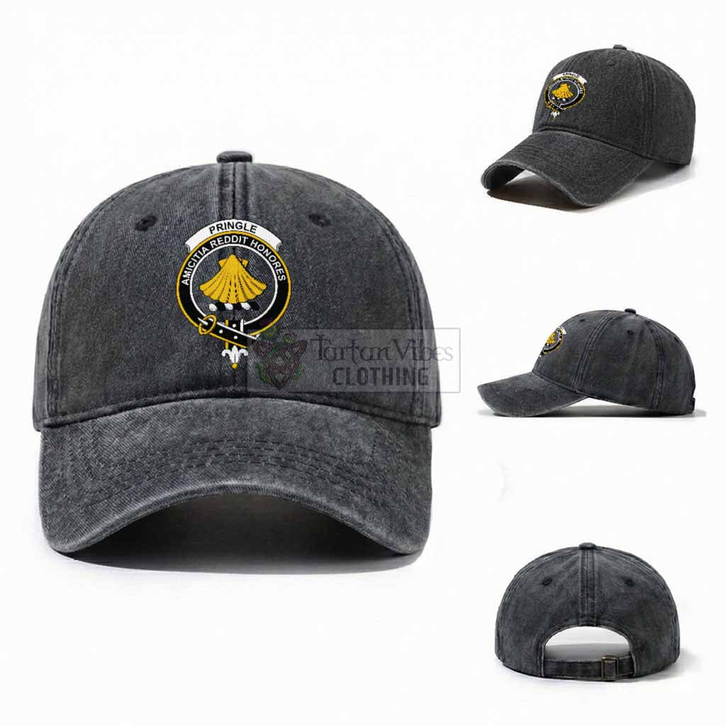Pringle Scottish Clan Crest Washed Baseball Cap
