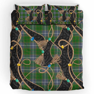 Pringle Scottish Tartan Twisted Ropes Stylized Bedding Set UK Bedding Set UK King 91*87 inch - Tartan Vibes Clothing