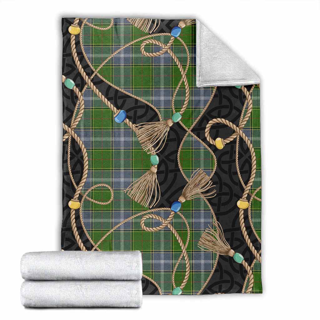 Pringle Scottish Tartan Twisted Ropes Stylized Blanket X-Large 59 x 79 inches 150 x 200 cm - Tartan Vibes Clothing