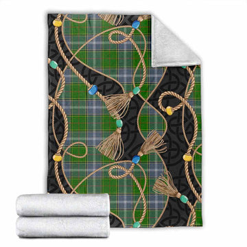 Pringle Scottish Tartan Twisted Ropes Stylized Blanket X-Large 59 x 79 inches 150 x 200 cm - Tartan Vibes Clothing