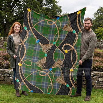 Pringle Scottish Tartan Twisted Ropes Stylized Blanket - Tartan Vibes Clothing