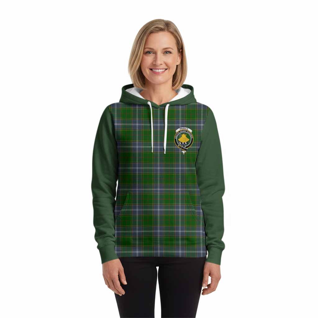 Pringle Tartan Accent Hoodie with Family Crest