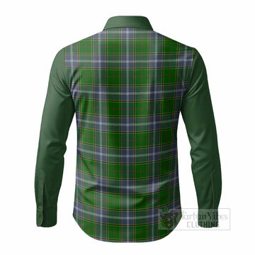Pringle Tartan Accent Long Sleeve Button Shirts with Family Crest
