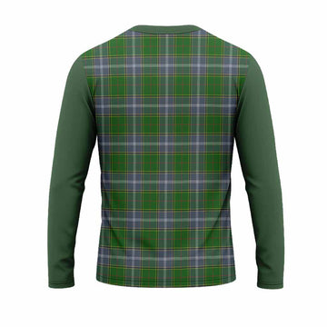 Pringle Tartan Accent Long Sleeve T-Shirt with Family Crest