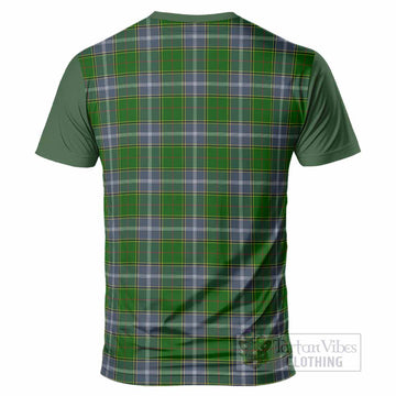Pringle Tartan Accent T-Shirt with Family Crest