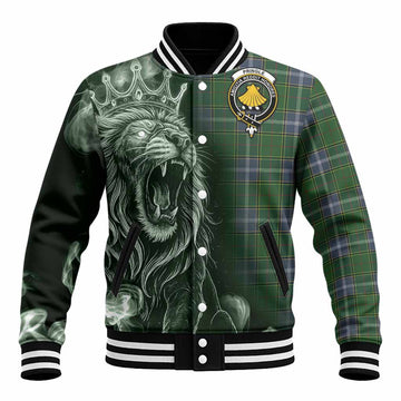 Pringle Tartan Baseball Jacket Roaring Lion Heritage