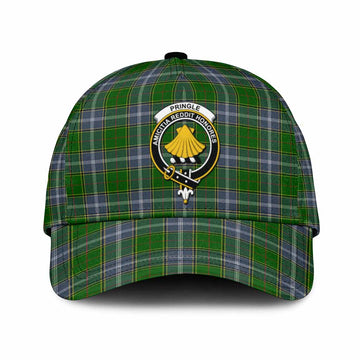 Pringle Tartan Classic Cap with Family Crest