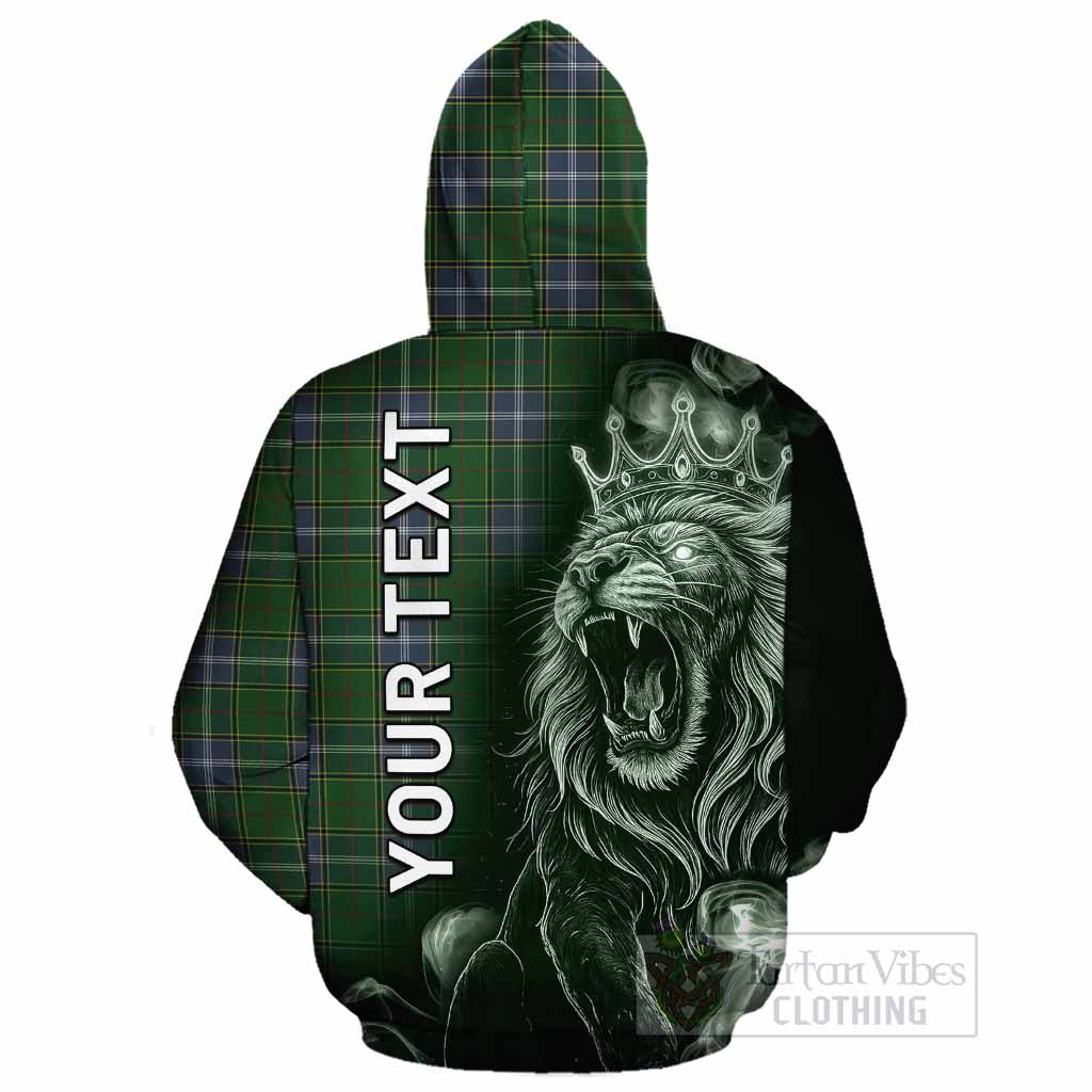 Pringle Tartan Cotton Hoodie Roaring Lion Heritage