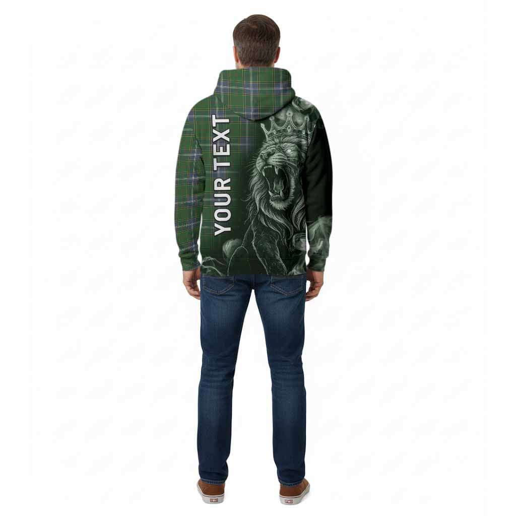 Pringle Tartan Cotton Hoodie Roaring Lion Heritage