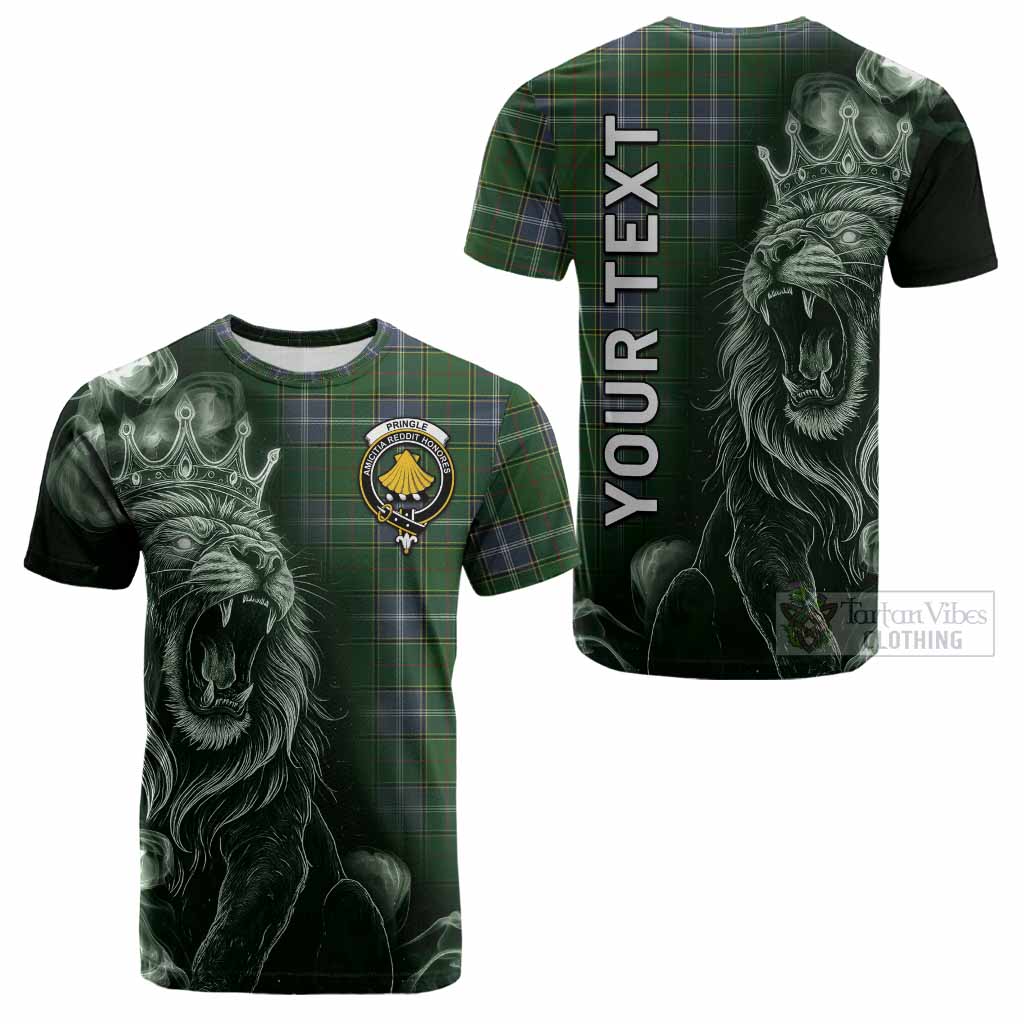 Pringle Tartan Cotton T-shirt Roaring Lion Heritage