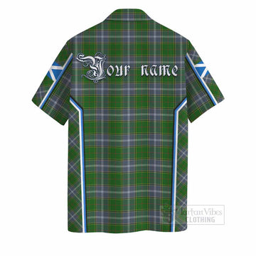 Pringle Tartan Crest Hawaiian Shirt Scotland Coat of Arm Flag Style - Tartan Vibes Clothing