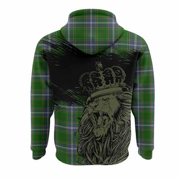 Pringle Tartan Crest Hoodie Crowned Lion Heritage Style