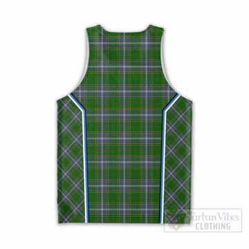 Pringle Tartan Crest Men Tank Top Scotland Coat of Arm Flag Style - Tartan Vibes Clothing