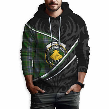 Pringle Tartan Family Crest Hoodie Celtic Scottish Thistle Floral - Tartan Vibes Clothing